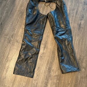 Love Leather Outpost Blk Chaps Sz S Inseam 29